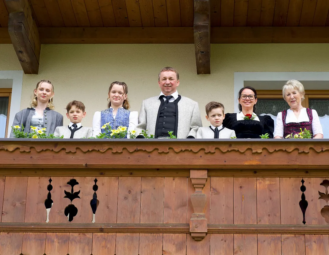 Familie Brunner vom Gästehaus Schwoagerhof in Fügen